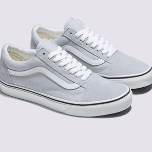 Vans Old Skool Pig Suede Skate Shoe Light Gray Unisex W 6.5 M 5